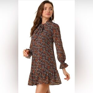 Allegra K (Amazon brand) fall dress.
